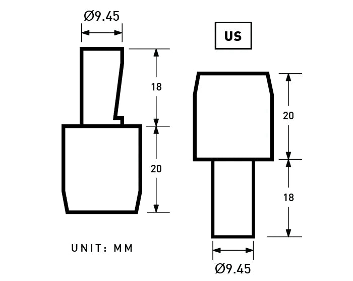 SUNGRIP | 11.5mm Plastic Snap Fastener Sample  | SG-600
